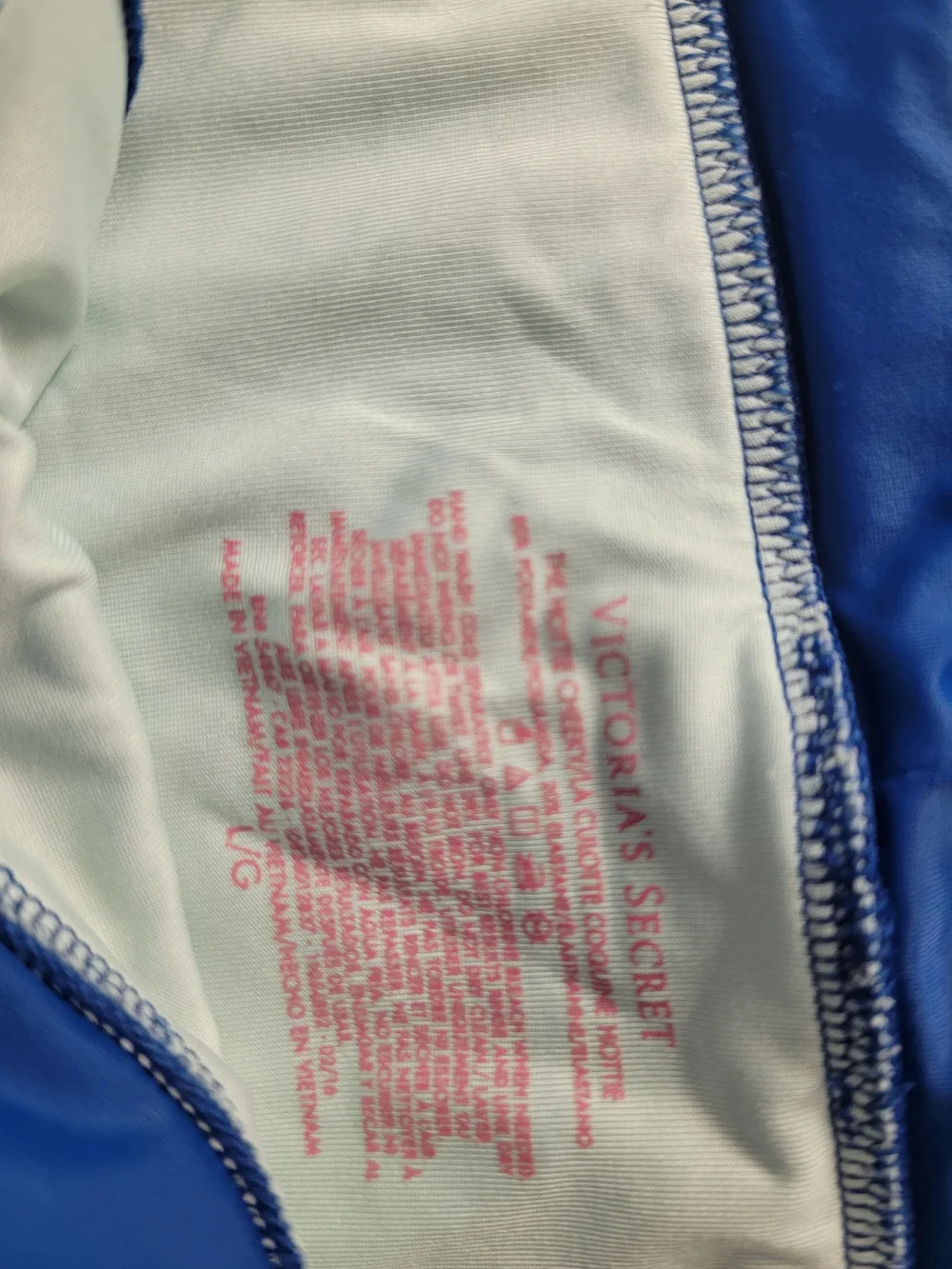 Victoria's Secret Blue Bikini Bottom Large